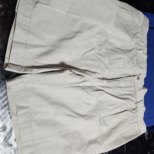 Polo by Ralph Lauren Cream Flat Front Shorts